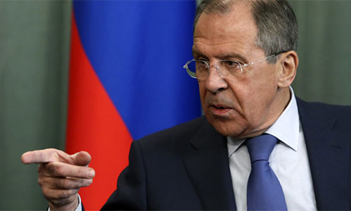 El canciller ruso, Serguéi Lavrov Lavrov: ataques de Occidente contra Siria violan principios del derecho internacional